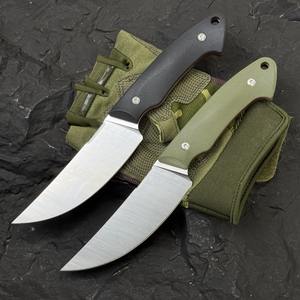 Cuchillo de Supervivencia para Camping de Alta Dureza, Mango G10, Funda K, Acero Inoxidable, para Uso Doméstico, Venta Directa de Fábrica - Product Image 3
