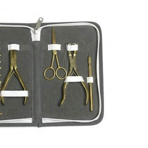 Kit Profesional de Herramientas para Extensiones de Cabello con Pinzas, Aguja de Crochet, Clips de Metal Dorado, Fácil de Usar - Product Image 5
