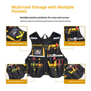 Gilet de sécurité réfléchissant personnalisé imprimé à l'écran, en tissu ignifuge, haute visibilité pour l'industrie pétrolière et gazière, vêtements de travail professionnels - Product Image 5