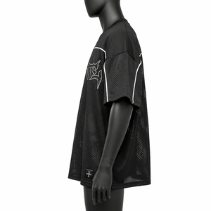 Men's <b>White</b> Oversized T-Shirt Short Sleeve O-Neck Cotton Jersey Graphic Print Casual Street Style <b>Tee</b> With Pattern Right Sleeve - Product Image 2