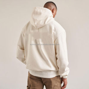 Sweat à capuche oversize pour homme, épaules tombantes, coton/polyester, impression numérique hiver, tendance streetwear, logo personnalisé OEM - Product Image 6