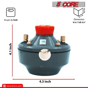 Sistema de Audio de Trompeta de 22 Pulgadas con Controlador de Compresión PMPO de 500 W, Altavoz de Bocina PA Modelo D0100XT4BAX +DU50 - Product Image 4