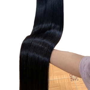 Bone Straight Human Hair Weft Silky Straight Bundles Double Drawn Raw Vietnamese Hair Extensions Natural Color - Product Image 3