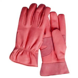Premium Quality Reinforced Cowhide Grain Leather Driver <b>Gloves</b> Smooth Reflective Industrial Safety Fire Proof General Purpose - Product Image 3