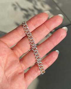 Miami Cuban Curb Link Chain <b>Bracelet</b> 14k 18k Gold 925 <b>Silver</b> Lab Grown Diamond 6 mm Heavy <b>Bracelet</b> Hip Hop Manufacture Wholesale - Product Image 1