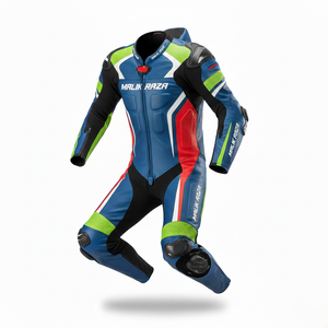 Traje de Carreras de Motocicleta Personalizado con Perforaciones |   Ropa Deportiva Transpirable para el Día a Día |   Diseño de Reductor de Velocidad Aerodinámico 2026 - Product Image 2