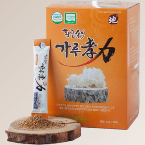 Complément alimentaire à base de plantes pour hommes Gyeongshin Bio, poudre d'enzyme de champignon fermenté Sparassis Crispa coréen, qualité Ji, 4,5 g x 90 sachets - Product Image 2