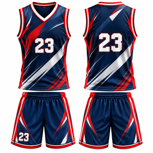 Ensemble d'uniformes de basketball haut de gamme personnalisés : maillot et short respirants, légers, anti-humidité, séchage rapide, performance sportive - Product Image 1