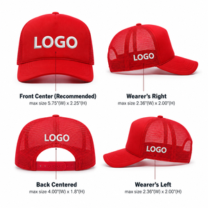 Custom Leather Patch Fine Mesh Back Panel 5 Panel Trucker <b>Cap</b> Waxed Canvas Front For Sports Teams Clubs Private Wholesale New - Product Image 6