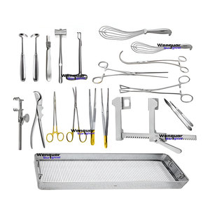 ชุดเครื่องมือผ่าตัดหน้าอกคุณภาพสูง เกรดเวนควาร์ ทำจากเหล็กกล้าไร้สนิม พร้อมโลโก้และบรรจุภัณฑ์ที่ปรับแต่งได้ - Product Image 1