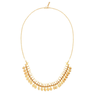 Fine Alloy Gold Plated Body Chain with Oxidized Polish and Coin Chakra Design - Product Image 3