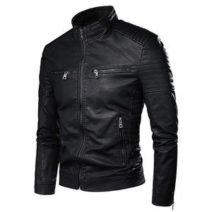 Chaqueta de Cuero Vacuno de Primera Calidad para Hombre, Cuello Alto, Resistente al Calor y las Llamas, Cortavientos, Estilo Vintage Otoñal, Superventas, Mejor Diseño - Product Image 6