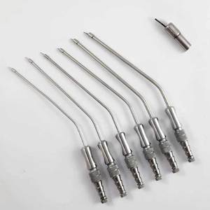 ชุดท่อดูดของฟราเซียร์ 6 ชิ้น ปลายบอล ขนาด 6 ถึง 12 ฟรีนท์ อุปกรณ์ดูดสำหรับการผ่าตัด ทำจากสแตนเลสเกรดโรงพยาบาล ใช้ซ้ำได้ - Product Image 3