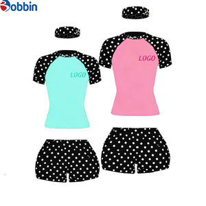 Women's Shorts Sets Trending Custom Logo Dots Print Headband Summer 2 Pcs Short Sets Women Casual Customized Sets Streetwear Set - Product Image 5