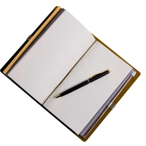 Diario de Cuero Genuino con Tapa Dura y Costuras Cosidas, Diario con Pentagrama Grabado, Cuaderno de Viaje de Alta Calidad, Cuaderno de Dibujo con Papel de Algodón - Product Image 5