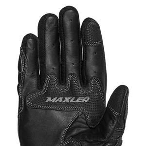 Gants de moto en cuir de qualité supérieure, à doigts entiers, imperméables, pour la conduite hivernale, avec doublure thermique, adhérence améliorée, compatibles avec les écrans tactiles - Product Image 6