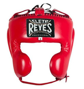 Gants de boxe professionnels Cleto Reye en cuir de vachette de qualité supérieure avec protège-joue et protège-tête à lacets, prix de gros RTS AS-SP-15 - Product Image 3