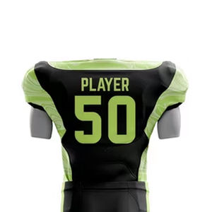 Vêtements de sport, uniforme de football américain uni, grande taille, manches courtes, séchage rapide, protection UV, fabrication sur mesure, service OEM - Product Image 6