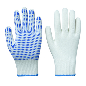 Guantes de Trabajo con Puntos de PVC que Brindan Agarre Mejorado, Movimiento Flexible y Protección Confiable para las Manos en Tareas de Manipulación de Materiales - Product Image 3