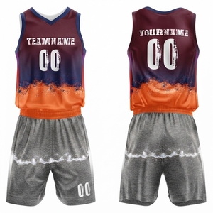 Uniformes de Baloncesto Personalizados al por Mayor, Uniformes de Baloncesto para Hombre, Ropa de Baloncesto Suave y Transpirable - Product Image 1