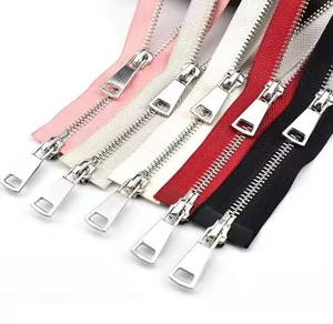 Haute Qualité 3 #   Fermeture éclair métallique à double glissière ouverte des deux côtés pour manteaux et sacs de voyage – Vente directe usine - Product Image 3