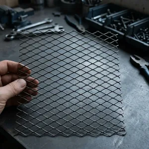Malla de Alambre Galvanizado Reforzada, Resistente a la Corrosión, con Patrón de Diamante Soldado, Cortada a Medida, de Grado Industrial - Product Image 2