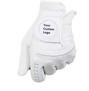 Nueva llegada 100% guantes de golf de piel de oveja genuina suave y duradera con color y logotipo personalizables para hombres y mujeres - Product Image 1