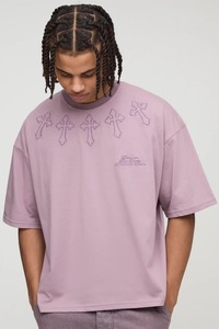 Camiseta de algodón extragrande para hombre, corte holgado, hombros caídos, estilo urbano informal, para verano, uso diario. - Product Image 5