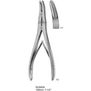 Rottgen Ruskin Rongeurs à os manuels en acier inoxydable Instruments chirurgicaux Réutilisables Haute qualité Certifiés CE Vente en gros - Product Image 1