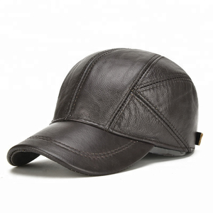 Custom Leather <b>Caps</b> Handmade Genuine Leather <b>Snapback</b> Hats OEM Service for Fashion Brands and Bulk Buyerstions - Product Image 1