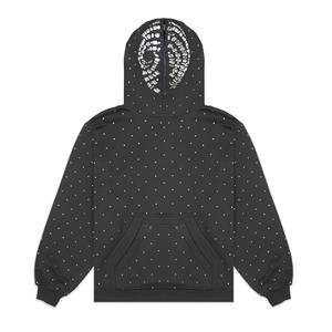 Sweat à capuche zippé pour homme avec strass, style parfait, vente chaude, haute qualité, 100 % polyester polaire, chaud, respirant, coupe-vent, hiver - Product Image 4