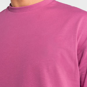 เสื้อยืดคอกลมผู้ชายคุณภาพสูง ผ้าถักนิตติ้ง 100% คอตตอน เนื้อผ้านุ่ม ระบายอากาศได้ดี เพื่อความสบายสูงสุด - Product Image 5