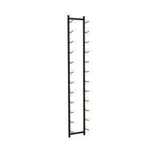Porte-vin mural moderne antirouille pour 6, 9 ou 12 bouteilles - Étagère de présentation en bois massif et en fer - Product Image 1
