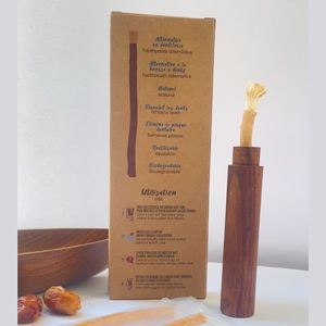 Bâtonnets de nettoyage dentaire naturels de qualité supérieure pour les soins bucco-dentaires quotidiens et l'hygiène personnelle Orinko Siwak Miswak, paquets de 3 bâtonnets Orinko Siwak - Product Image 3