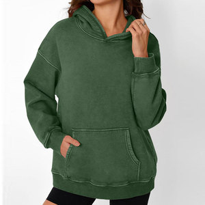 Nuevo Diseño, Sudaderas con Efecto Ácido para Mujer, Más Vendidas, MOQ Bajo, Sudaderas con Efecto Ácido para Mujer al por Mayor - Product Image 1