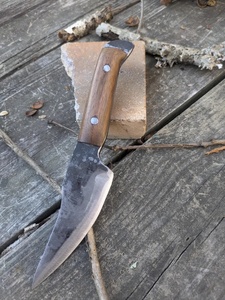 Handmade Damascus Steel Hunting Camping Knife Wooden Handle Multi-functional Outdoor Tool <b>Drop</b> Point Blade for USA Europe - Product Image 5