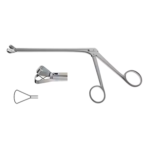 Kerrison Bayonet <b>Punch</b> Rongeur Surgical Grade Stainless Steel Offset Kerrison Bone <b>Punch</b> for Micro-Spinal Decompression - Product Image 1