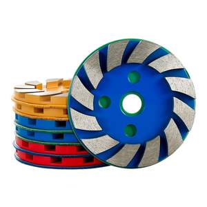Disque de meulage diamant 100mm Base adhésive 50 à 55mm épaisseur OEM grain personnalisable #30 à #120 pour pierre à béton Vietnam - Product Image 5