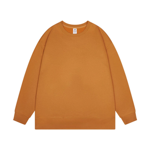 Sudadera de Cuello Redondo para Hombre, Talla Grande, Logotipo Frontal, Color Sólido, Tejido de Algodón, Estilo Casual de Invierno, Anti-Pilling, 300g - Product Image 2