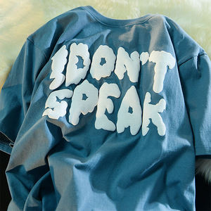 Camisetas de punto personalizadas de alta calidad, 100% algodón, 260 g/m², con estampado DTG de anime, al por mayor, tallas grandes, estilo vintage, lavado ácido, para hombre - Product Image 2