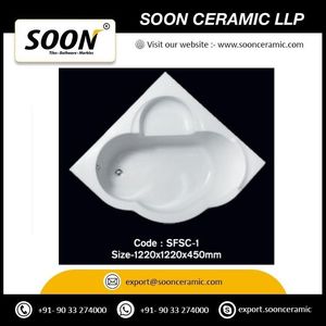 อ่างอาบน้ำอะคริลิคกันน้ำรุ่น SFSC-1 Deluxe ดีไซน์ทันสมัย พร้อมฟังก์ชั่นนวด สำหรับห้องน้ำหรูหรา จัดส่งตรงจากโรงงานในอินเดีย - Product Image 3