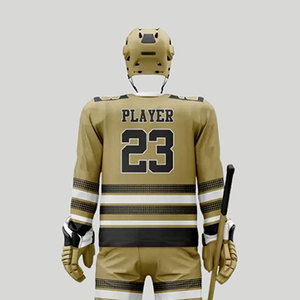 Uniforme de hockey sur glace sur mesure de qualité supérieure à prix raisonnable, fabriqué en tissu 100% polyester - Product Image 2