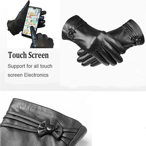 New Design womens High Quality Winter Leather <b>Gloves</b> Casual Fashion and Ski Applicable Outdoor New Dressing <b>Gloves</b> - Product Image 6