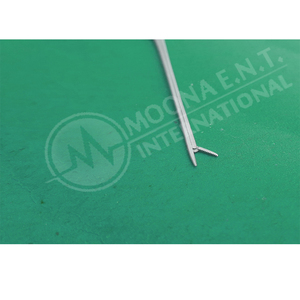 Pince de préhension nano ORL à mâchoires dentelées délicates 0,5 x 4 mm, longueur de travail 7 cm, certifiée CE, instrument chirurgical manuel - Product Image 5
