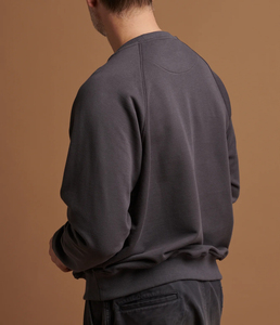 <b>Men's</b> Cotton Raglan Sleeve <b>Pullover</b> Sweatshirt Crew Neck Regular Fit Casual Autumn Wear Heat-Transfer Printed and Front Logo - Product Image 5