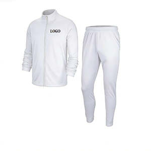 Traje Deportivo de Invierno de 2 Piezas, Diseño Personalizado, Cuello Redondo, Algodón, Transpirable, Antibacterial, Resistente al Viento, para Gimnasio, con Logotipo - Product Image 2