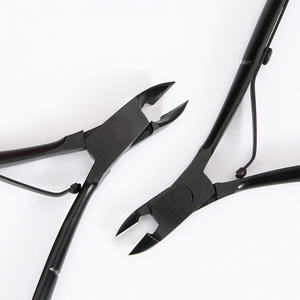 Cortauñas Profesional para Salón en Casa, Set de Manicura de Acero Inoxidable con Cuchilla Curva para Uso en Dedos de Bebé, Cortaúñas Negro 2026 - Product Image 3