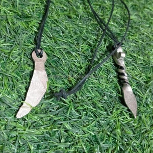 RFcrafts, collar con colgante de amuleto de runa de hierro ajustable hecho a mano, diseño geométrico para mujeres y hombres, collares con cuentas de moda - Product Image 4