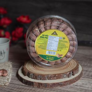 เม็ดมะม่วงหิมพานต์อบแบบออร์แกนิค ไม่ปอกเปลือก คุณภาพพรีเมียม ขนาด W180 น้ำหนัก 163 กรัม บรรจุในกล่องของขวัญทรงกลม - ยี่ห้อตงฟู พร้อมรับประทาน - Product Image 4