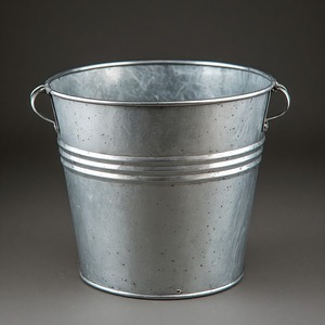 Pot de fleurs rond en métal de qualité supérieure, conçu pour les plantes d'intérieur, l'aménagement paysager extérieur et une utilisation décorative durable - Product Image 1